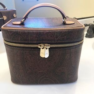 New Vintage  ETRO Cosmetic Vanity Makeup Bag